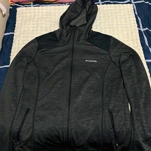 Dark grey and black Colombian workout sweater